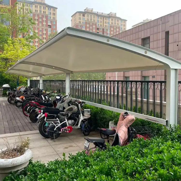 开原市膜结构电动车棚